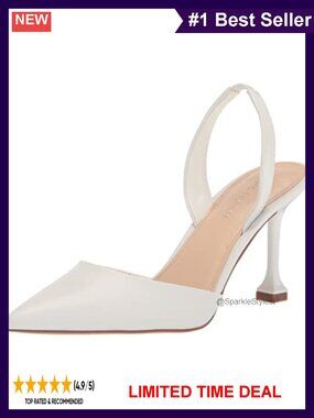 Pointed Toe Slingback Stiletto Dress Pumps Formal Wedding